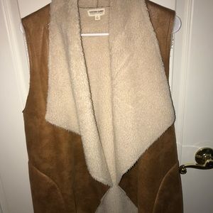 Vest with Faux Fur Interior